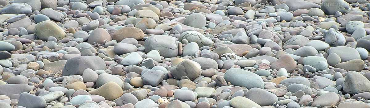 pebbles on a beach remind us of kidney stones