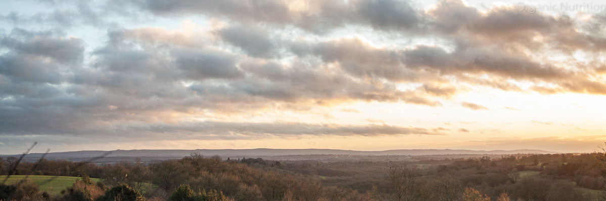 dramatic landscape, sunset and sky