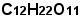 sugar molecular formula