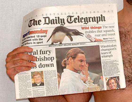 telegraph newspaper